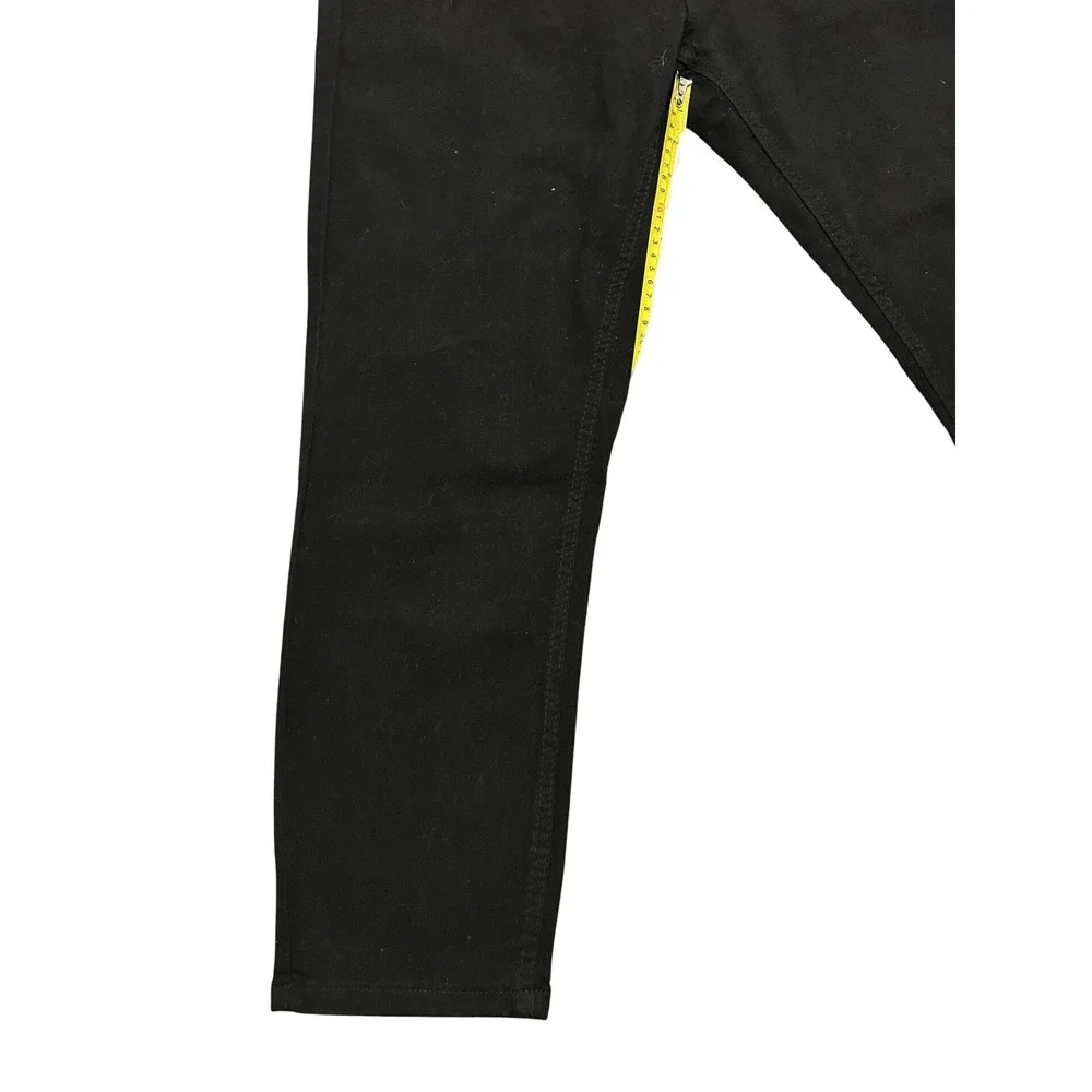 Red Bottoms HugMe High Waist Skinny Jeans Womens 17 Black Stretch NWT - Picture 4 of 12